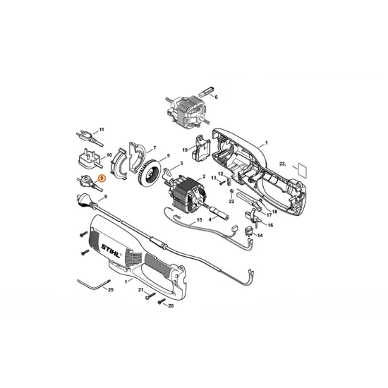 STIHL  Przewód przyłączeniowy EUR 6440 440 2001